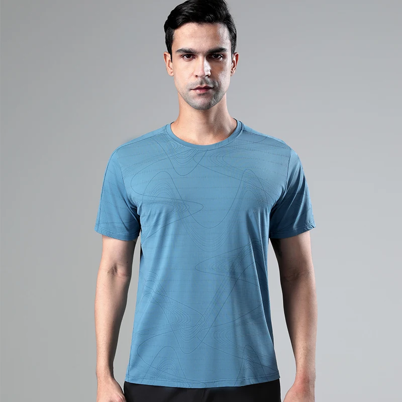 Wholesale Clothing Short Sleeve T-Shirts Quick-drying Training Wear Fitness T Shirt for Men Sports