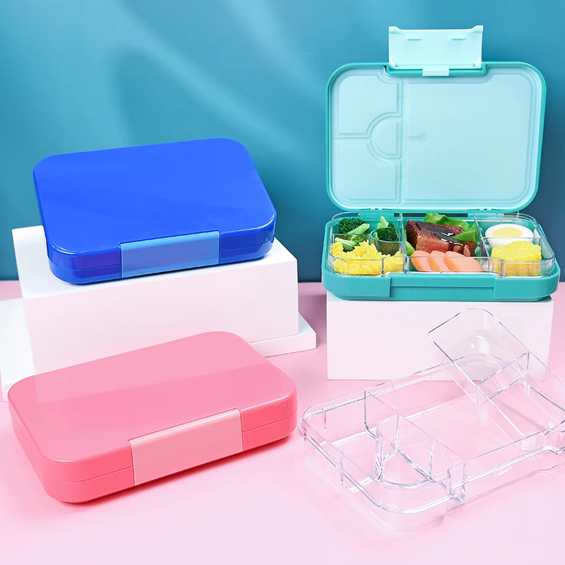 Aohea Hot Stackable White Lunch Box Luxury Bento Lunch Box with Bag  Bento Leakproof PP Lunch Box