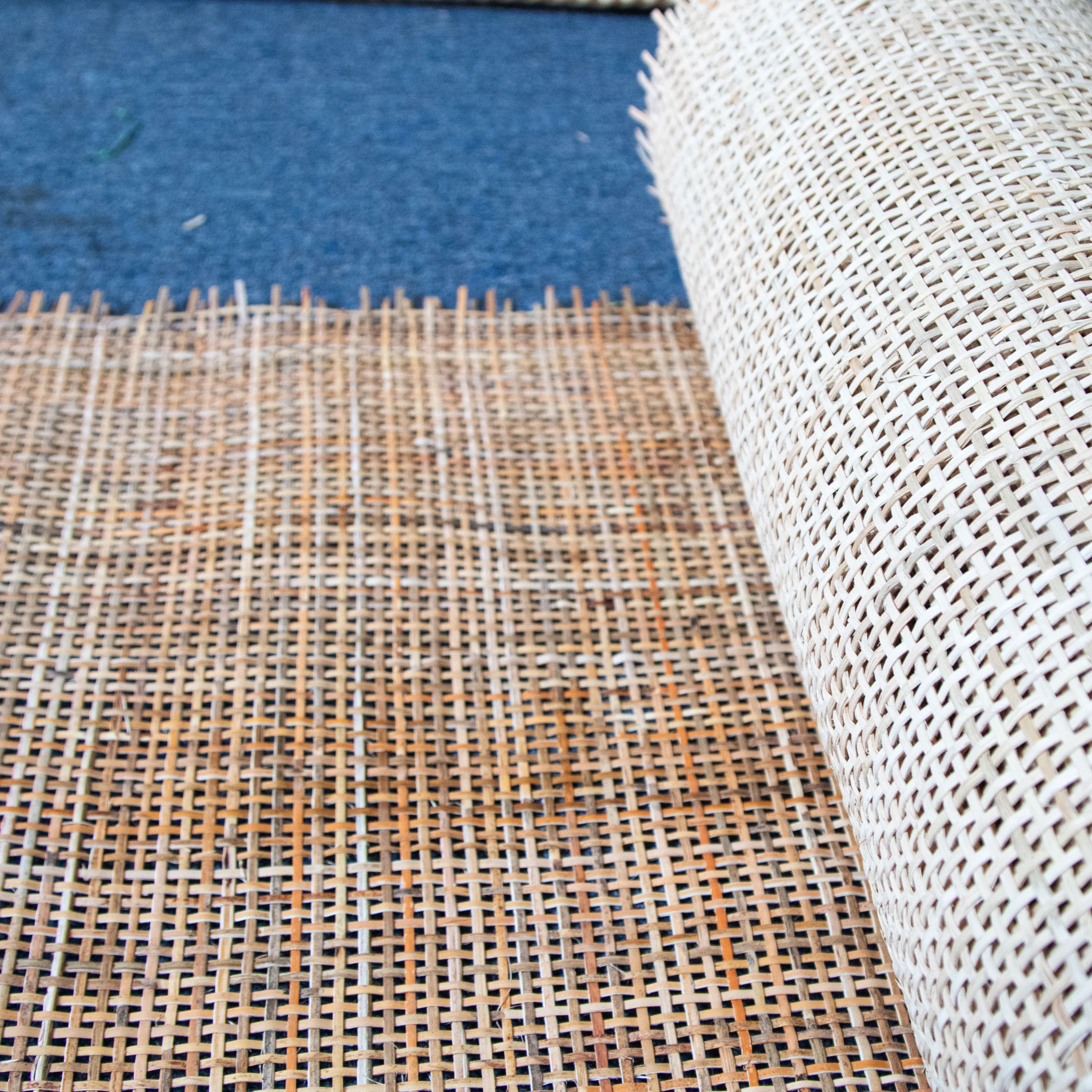 Raw Square Mesh Ecofriendly Rattan Cane Webbing Top A Grade Low Price for indoor/ outdoor furniture from Viet Nam