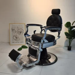 Wholesale Silla de corte de pelo Frame Profession Saloon Classic Barber Chair Frame vintage Styling Chair Salon Furniture