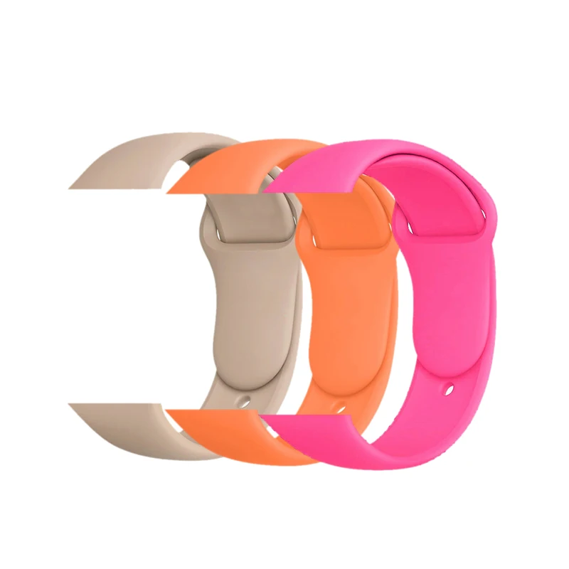 
 Одноцветный силиконовый ремешок для часов Apple Watch Series 4 5, модный силиконовый ремешок для часов Apple  