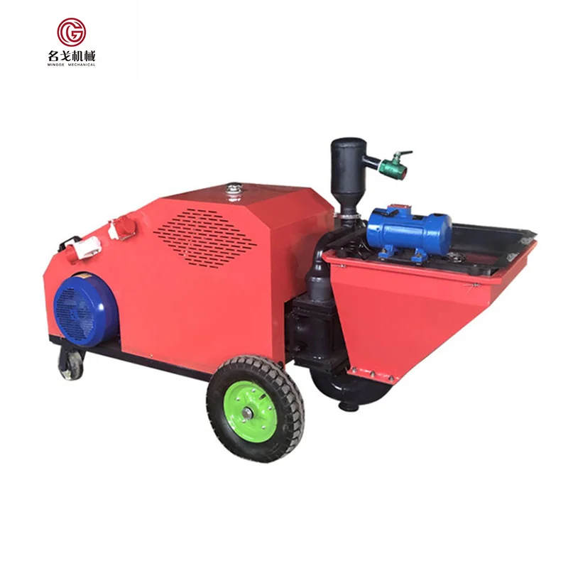220v/380v Electric Motor Automatic Sand Mortar Spraying Pump Machine/wall Cement Plaster Machine for Construction 220v/ 380v 0.6