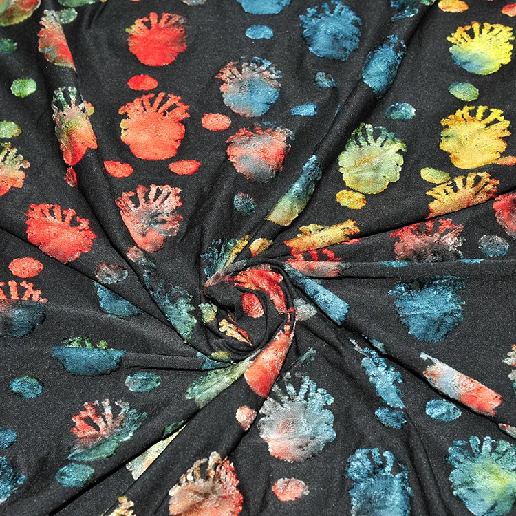 2020 окрашенная Модная трикотажная жаккардовая ткань TR