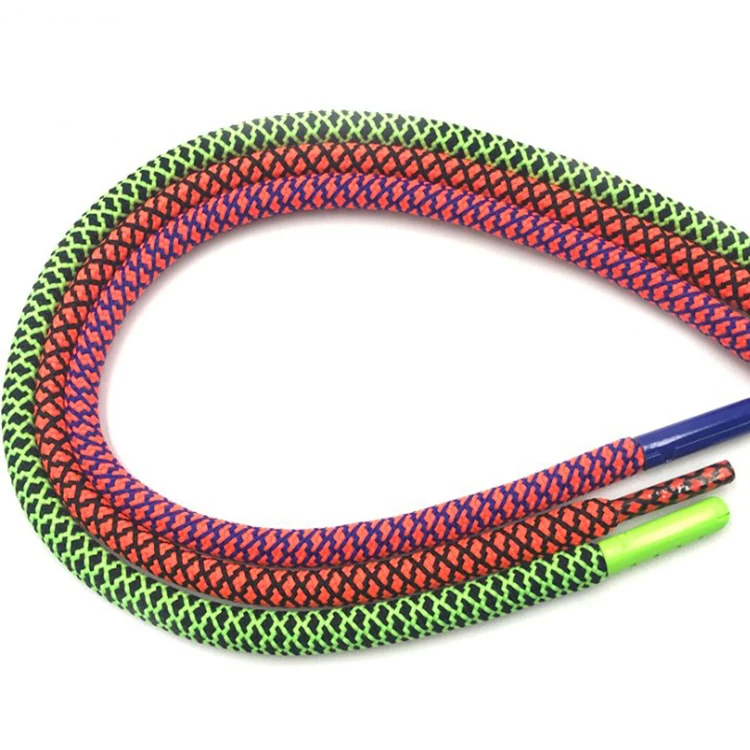 Telephones & Accessories Hoodie Cord 6mm Polyester Reflective Round With Metal Aglets DrawstringTelephone Cords