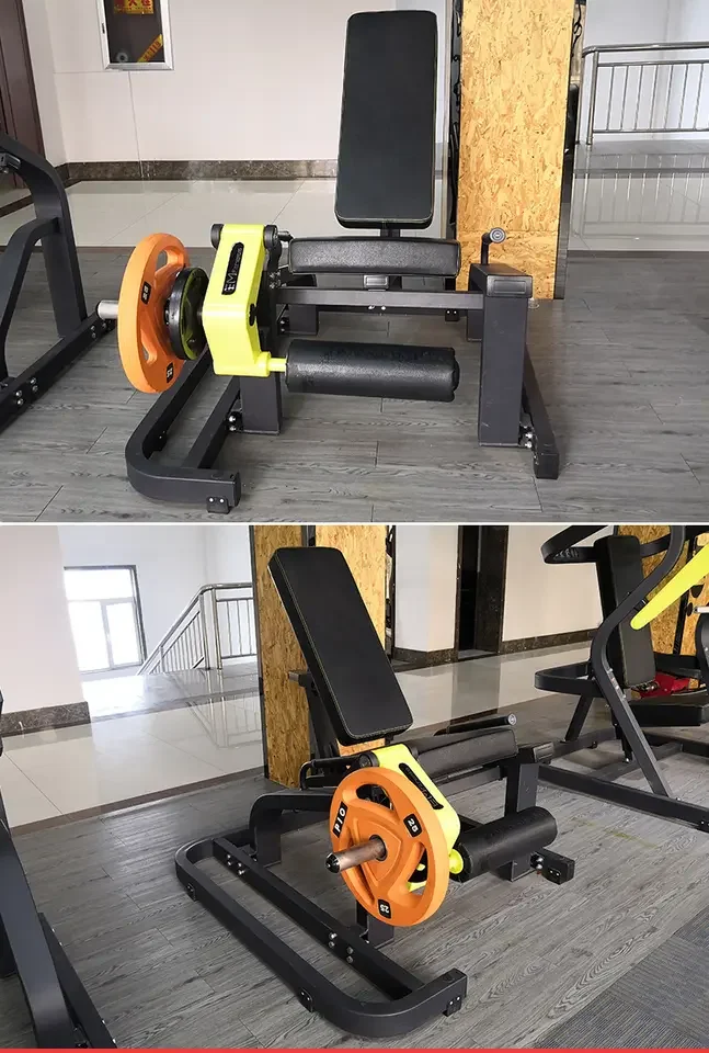 gym equipment weight adjustable Glute shins Seated workout plate loaded leg extension