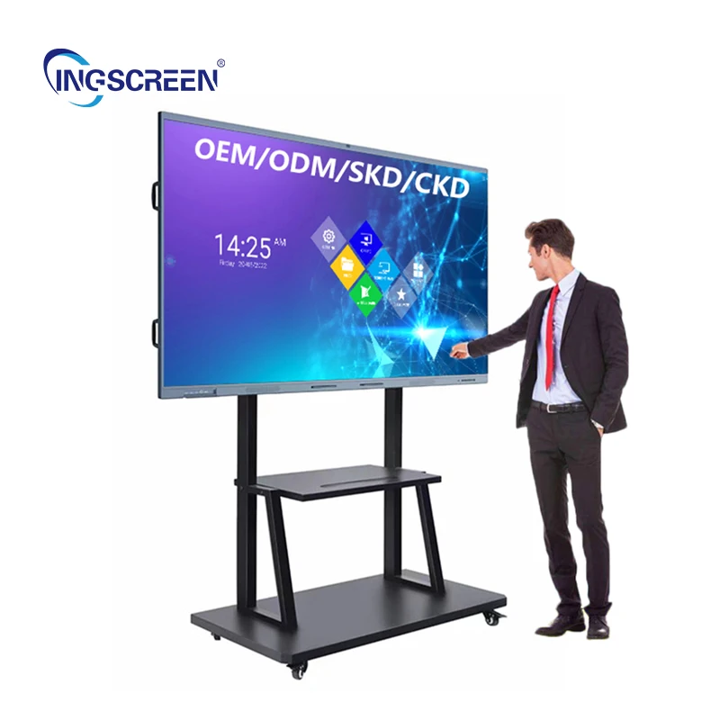 INGSCREEN Wholesale Smart Board 75 Inch Interactive Multimedia Board for Conference Room