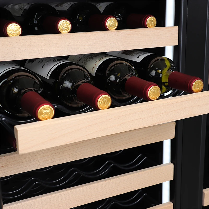 Wholesale prices compressor 2 zone beverage wine refrigerator cooler