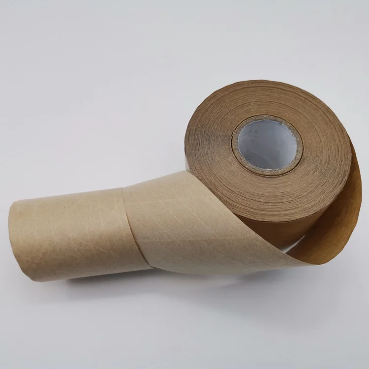 Reinforced Water-Activated Brown Kraft Paper Tape Carton Sealing