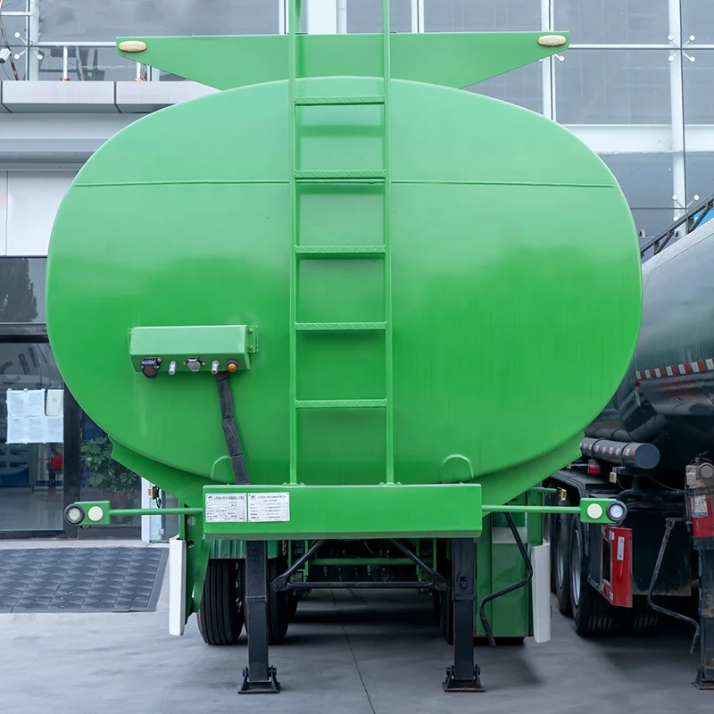 High Quality Used Semi Trailer Fuel Tanker 33000 Litres Fuel Oil Transportation 3 Axles Tanker