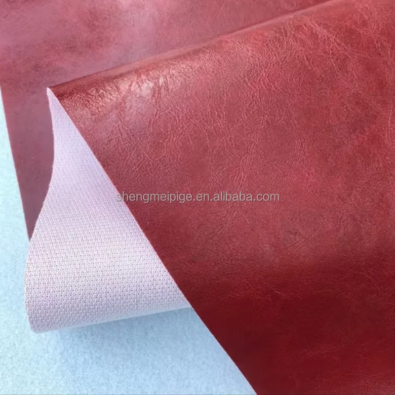 PVC synthetic leather dual color imitation leather fabric is used for medical equipment, car seats, sofa fabrics