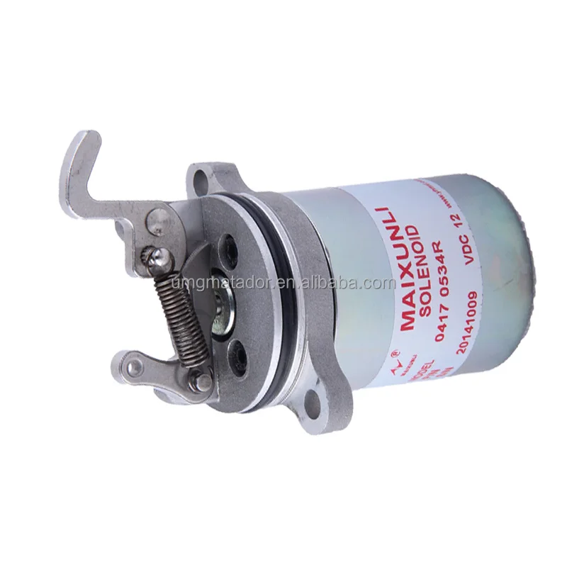 Fuel Shut Off Solenoid 04170534R Solenoid Valve Compatible for Deutz Engine F2L1011 F3L1011 F4L1011 BF4L1011