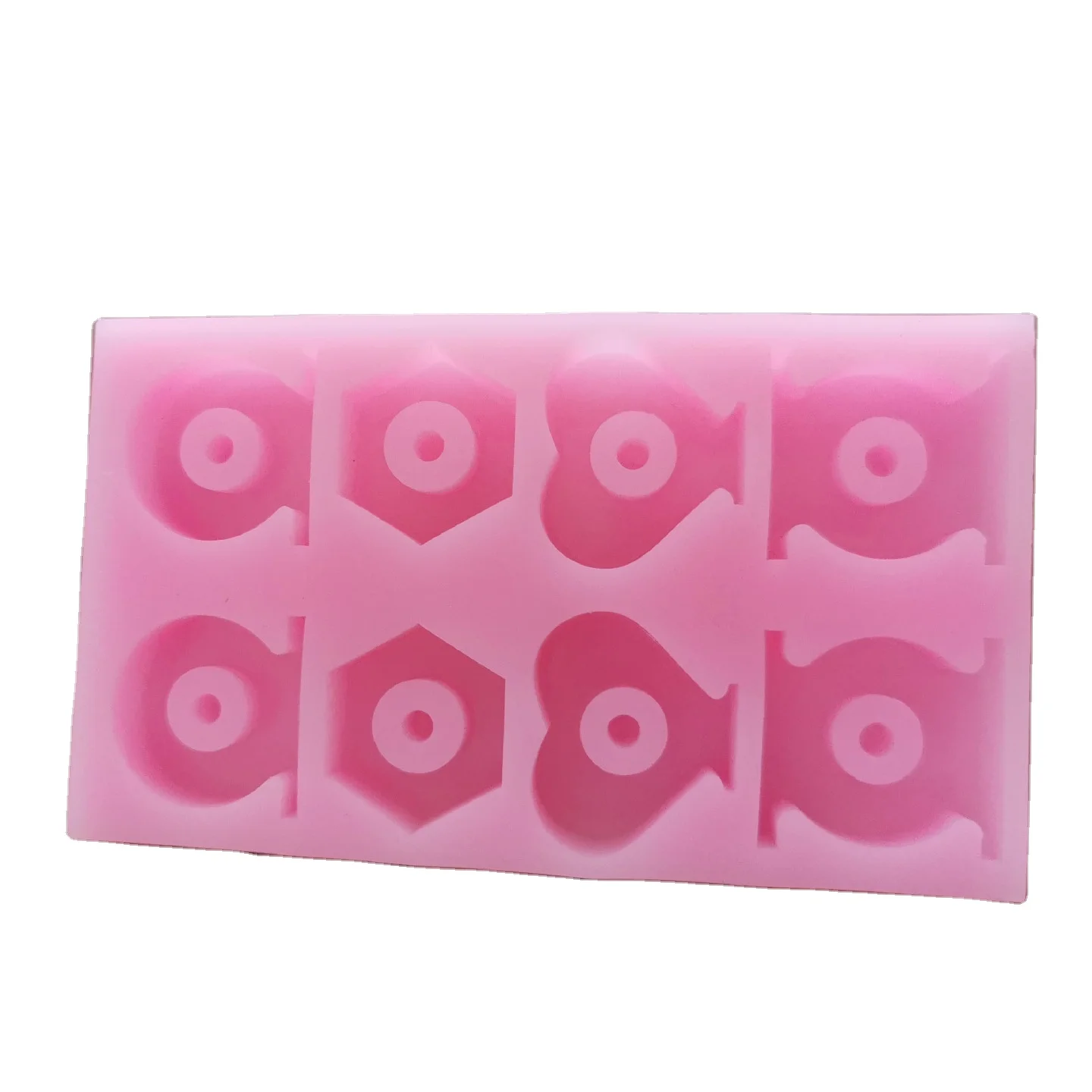 K042810  Universal Accessories Silicone Straw Topper Mold Resin silicone mold Accessories