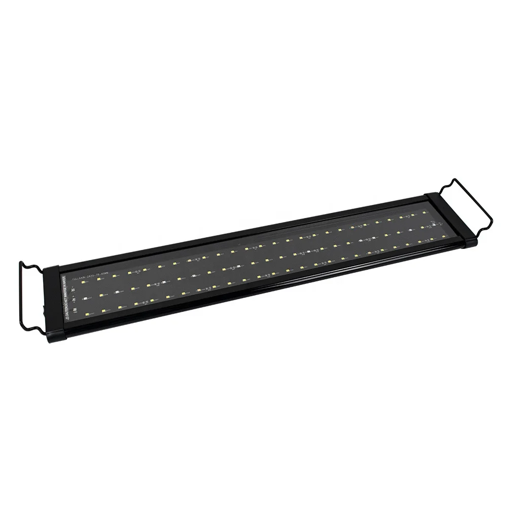  24 вт 120 см led freash водные растения растущий свет для аквариума коралл освещение светодиодное морских коралловых