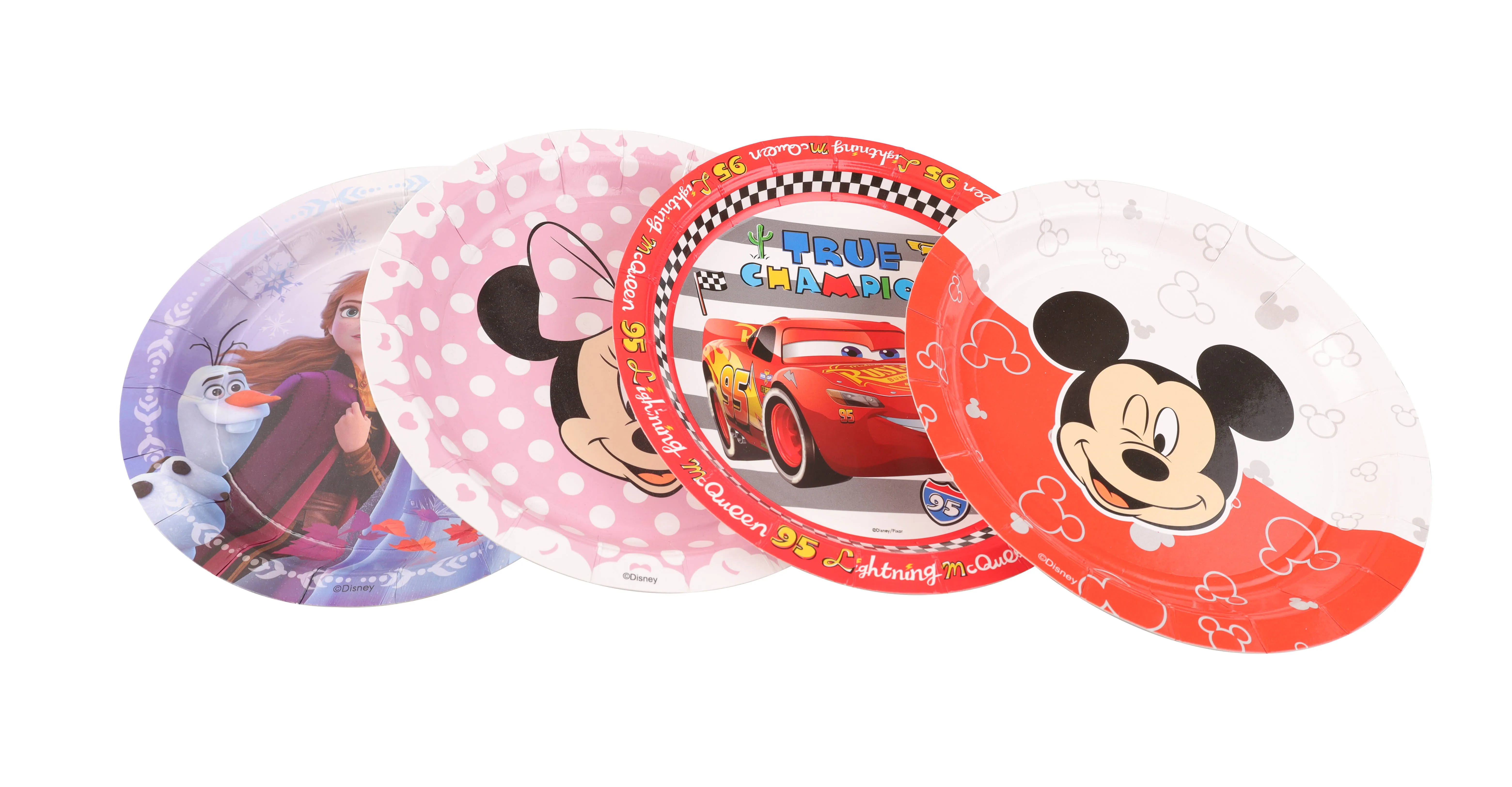 Disney McQueen 7 дюймовые дисковые одноразовые тормоза из мультфильмов милые диск для вечеринок милое
