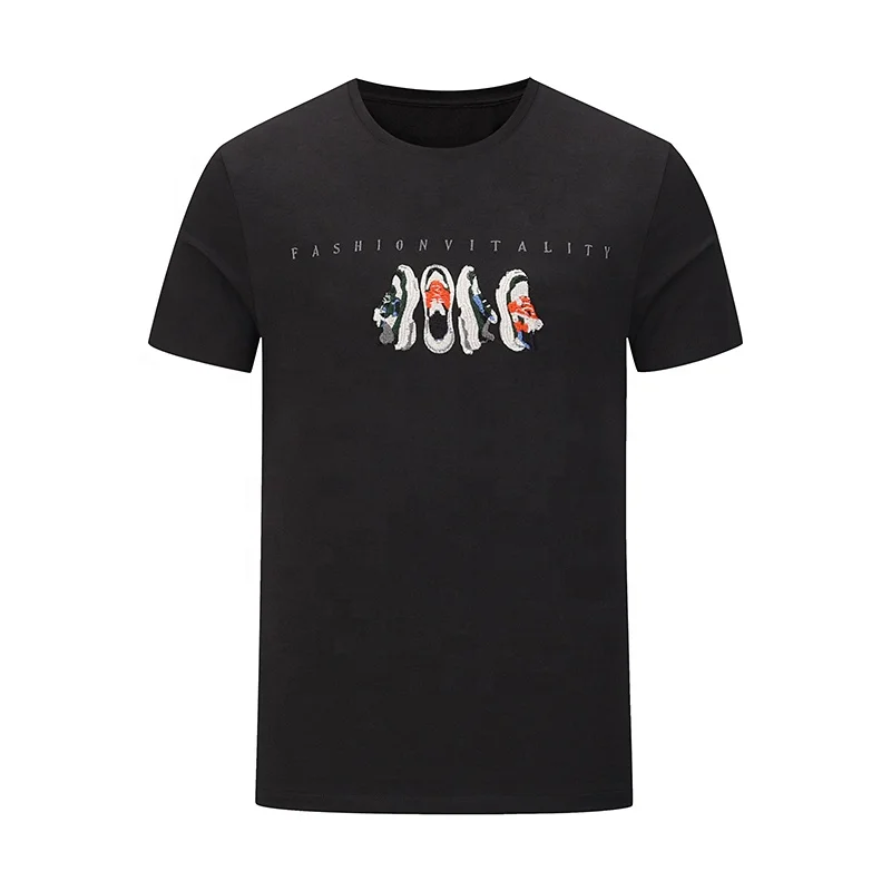 
100% cotton custom t shirt printing pure cotton O-Neck shirt men t shirt wholesale mens clothing 