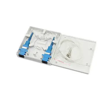 Fiber Wall Socket 2 core 1 core FTTH   indoor mini splice enclosure 86 Fiber Optic Panel Box