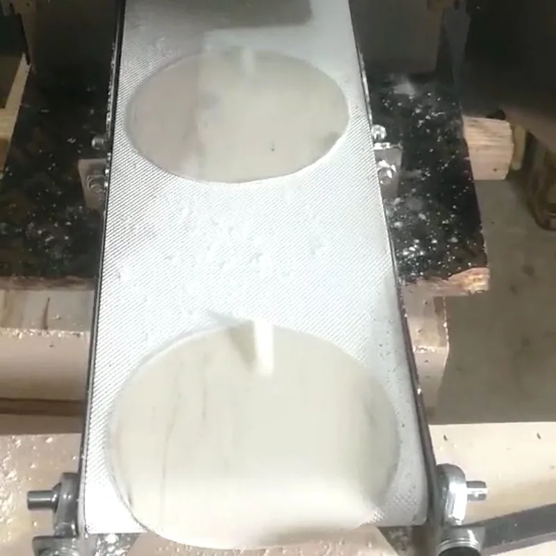 Pizza crust making machine / Arabic pita tortilla bread / automatic pizza dough base forming