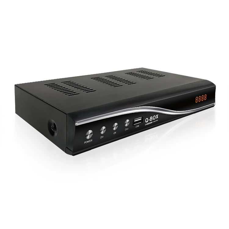 Q-Box Concoder New High Definition DVB-T2/C/S2 Combo MEPG-4 Satellite TV Receiver Decoder Set Top Box selling OEM ODM FULL