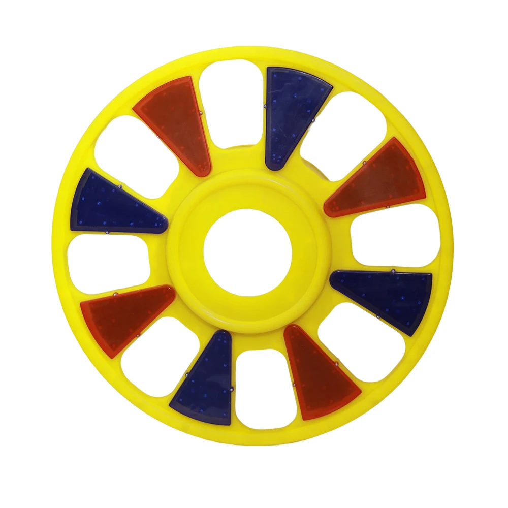 Road Construction Warning Light Red Blue Rotating Traffic Signal Light Led Solar Rotating Light