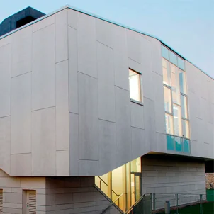 Fiber Cement Board Non-Asbestos Exterior Wall Cladding Panel Industrial Design Hotel Application Perforated