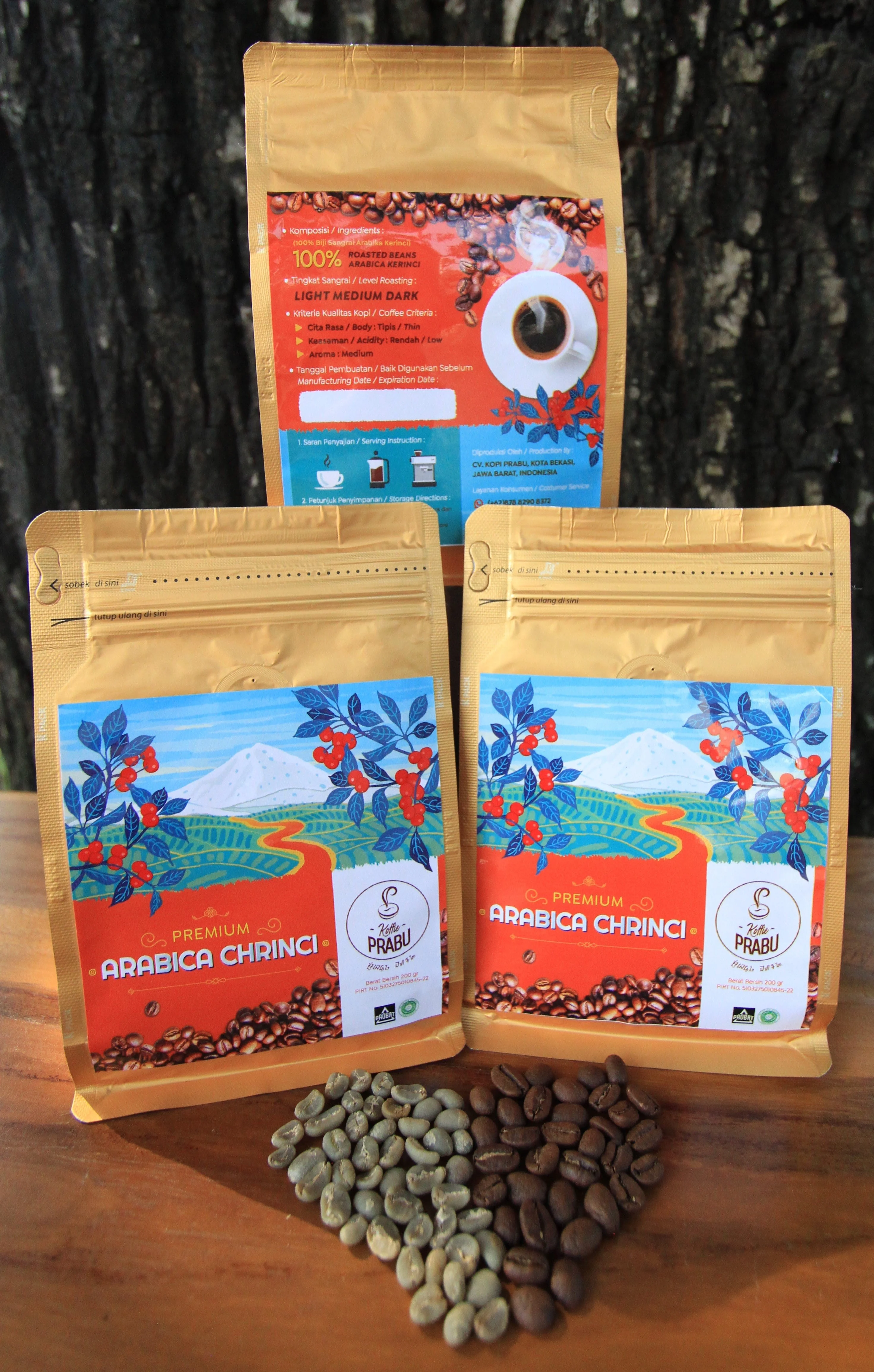 
Roasted Coffee Beans Best Selling Premium Arabica Chrinci by Koffie Prabu 