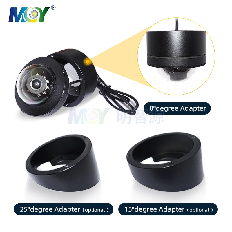 MCY MD5BR 6PIN RJ45 12V IP Network POE In Bus Dome Camera