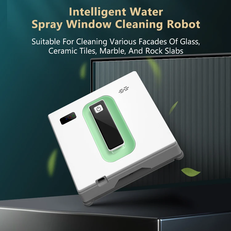 App Control water jet window cleaner robot self robotic vacuum clean intelligent electric glass cleaning