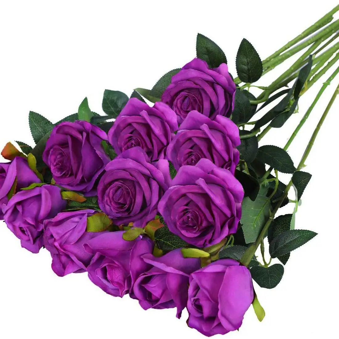 Factory Bulk Wholesale High Quality Artificial Single Velvet Roses Flower Red White Custom Real Touch Rose Decorative Flowers