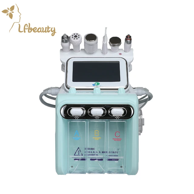 6 in 1 skin rejuvenation non surgical face lift microdermabrasion oxygen facial device for skin whole face treatment machine
