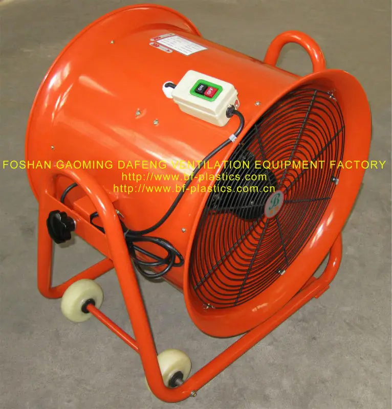 
Model A adjustable movable portable ventilating axial flow air blower fan 