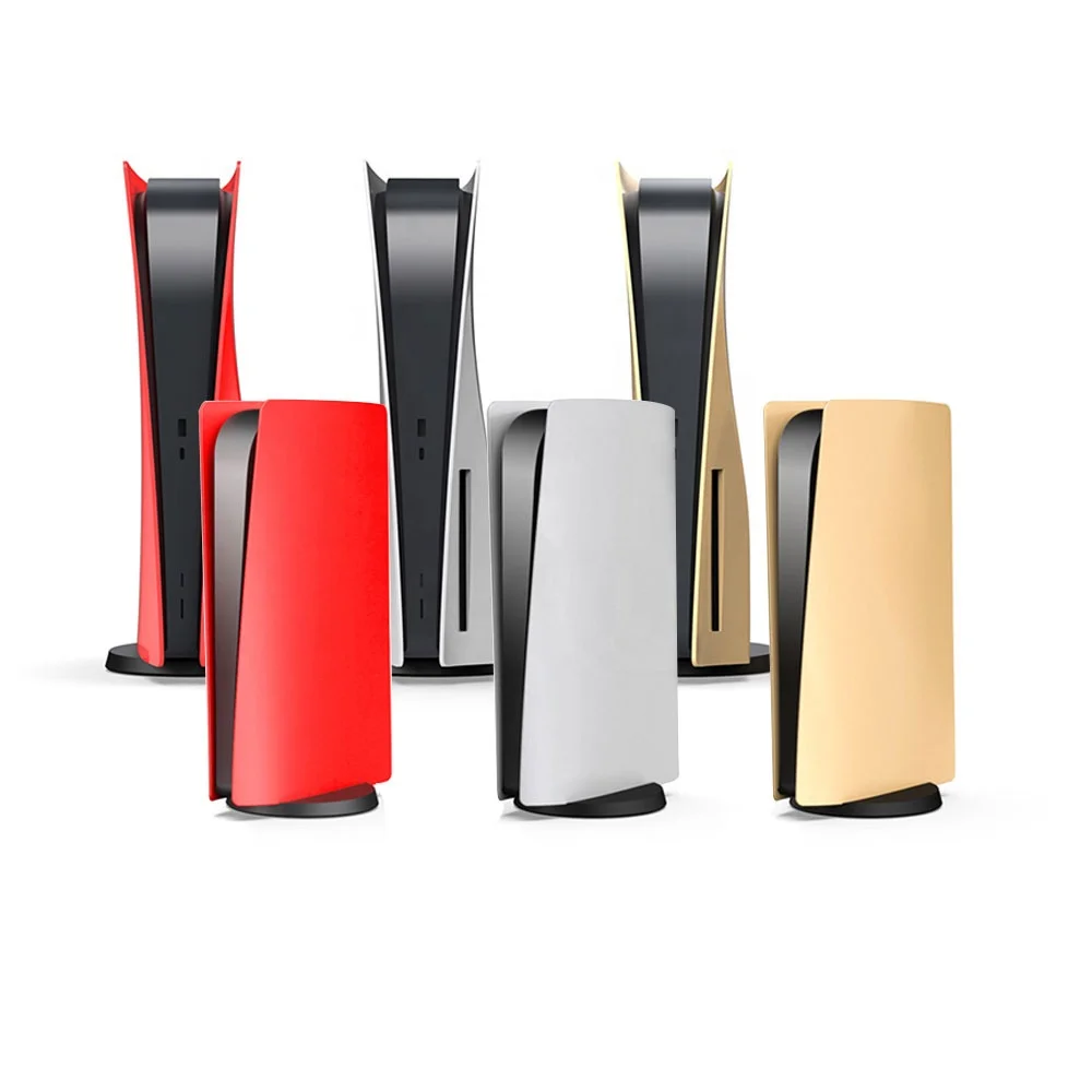 In Stock Silver Red Gold Cutomized PS5 Faceplate Digital And CD Disc Version PS5 Faceplate Cover For Private Logo