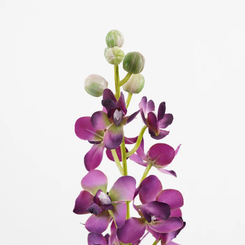 
Artificial Dainty orchid Single Silk Flowers 2021 spring 10*79CM Faux Dainty orchid for Home Wedding party garden Decoration 