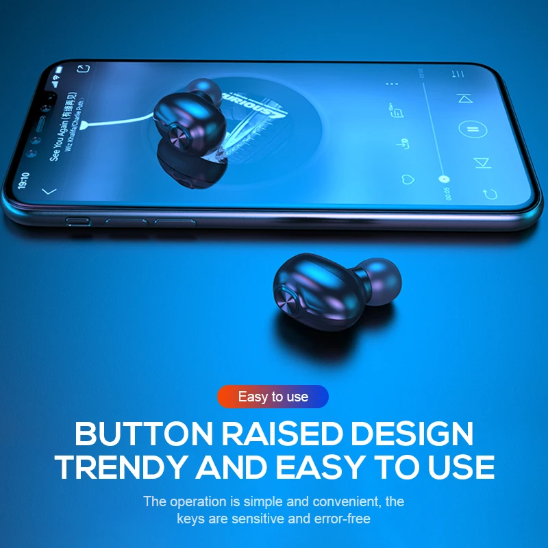  Jellico Ipx-5 waterproof wireless earphones sport stereo earbuds tws