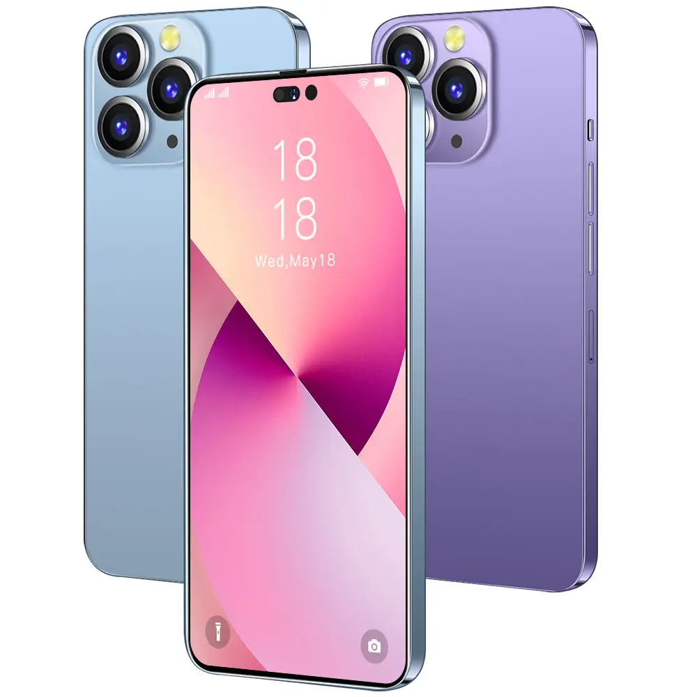 PHONE I14 PRO MAX 6.7 inch 48MP+108MP 16GB+1TB 10 Core 5G Smart Cell Phones Large Capacity Battery Mobile Android Smartphone