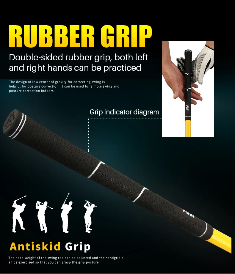 PGM HL004 Hotsale Colorful Double-Habdled Golf Swing Stick