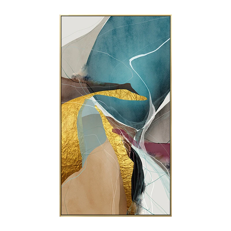 Роскошные современные настенные картины на заказ, абстрактная живопись на холсте для отеля