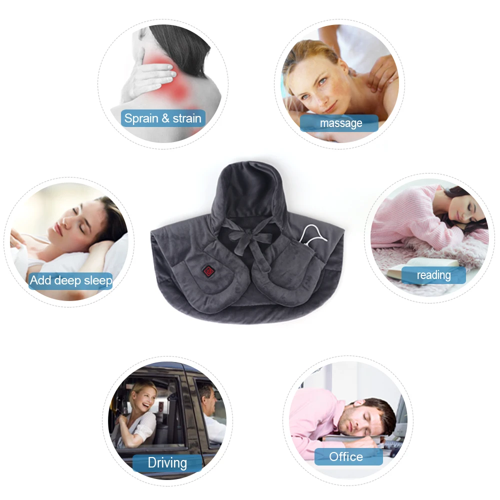 Easy use USB line heating Neck warm  5V/2A warm scarf pad quick heating USB electric heating portable neck wrap