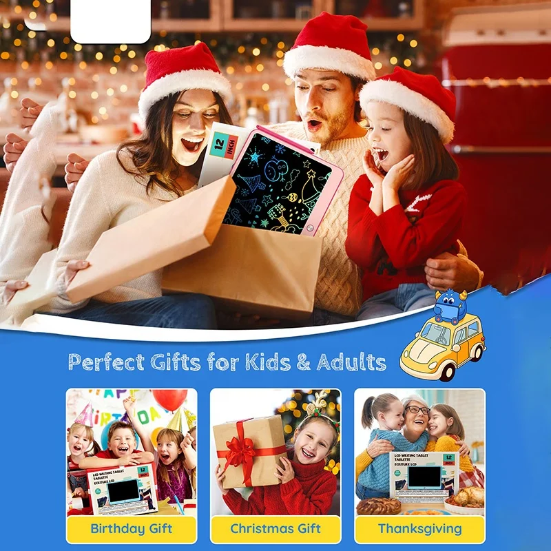 New Trending Products 2024 Gift For Kids Toys Digital Writing Pads Kids Writing Tablets 12 Inch Lcd Writing Tablet For Kids