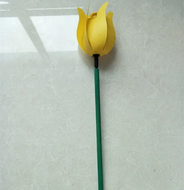 Garden decoration  colorful tulip windmill  for kids toy