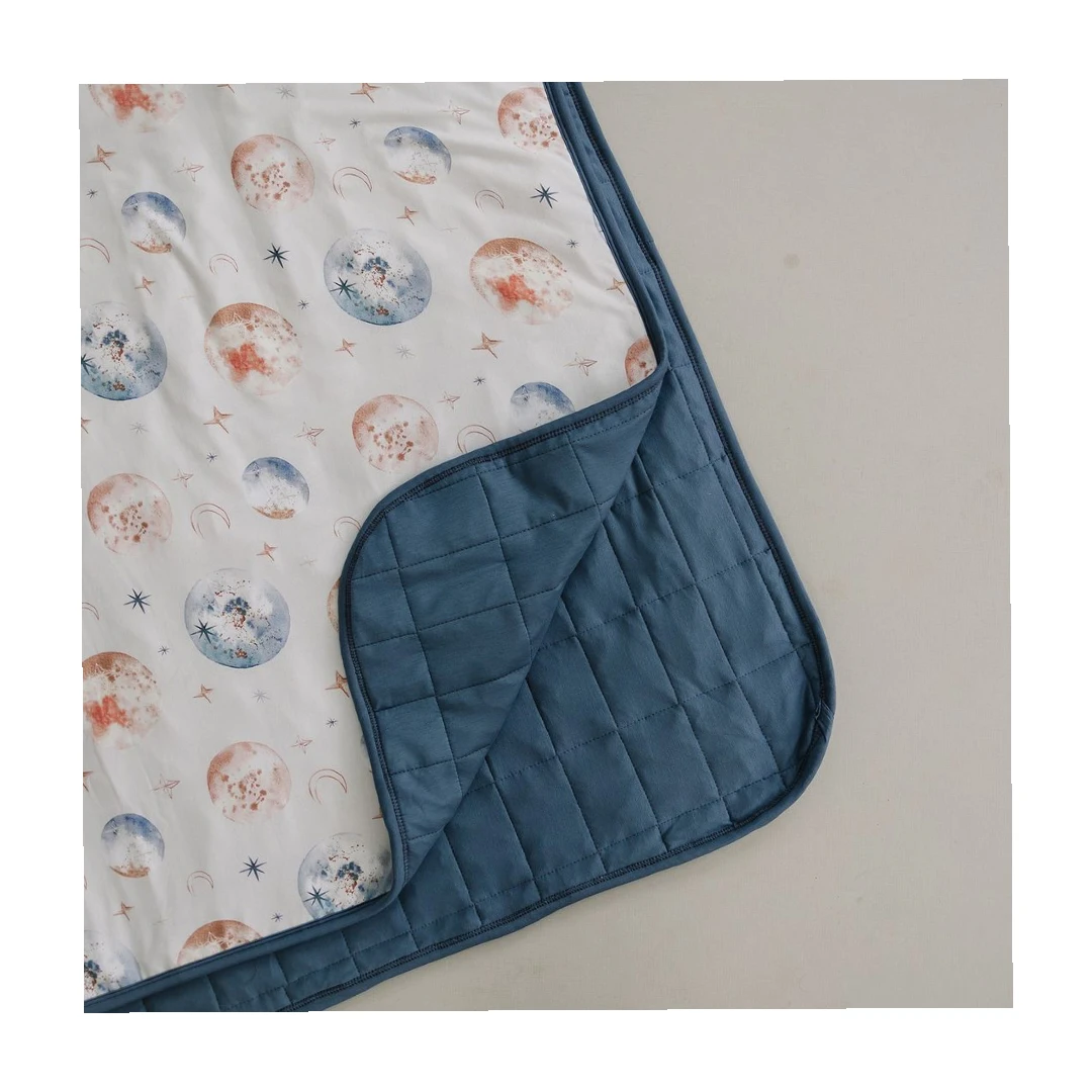 Custom 95%bamboo viscose 5%spandex blanket baby nature bamboo quilts