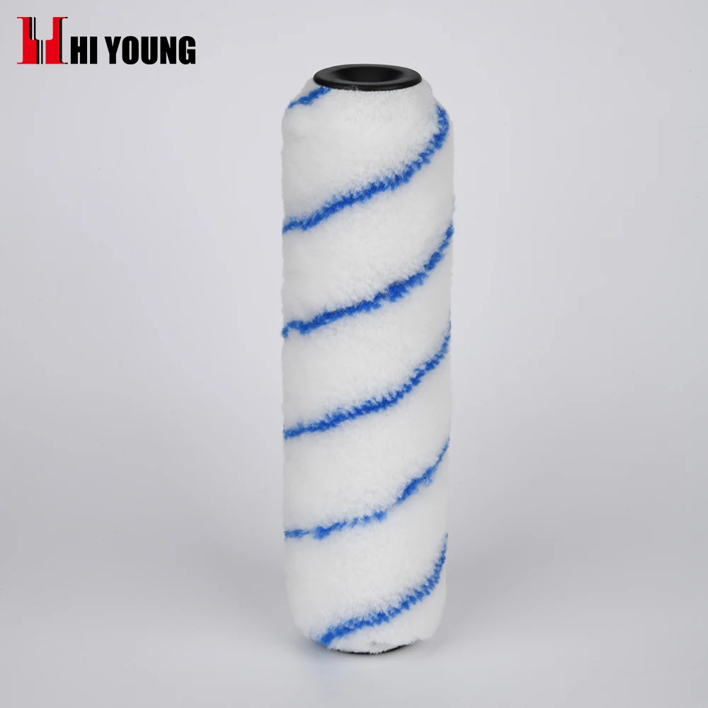 Wholesale Industrial Quality Epoxy Paint Roller Brush Polyamide Blue Stripe Painting Roller General Hand Tools