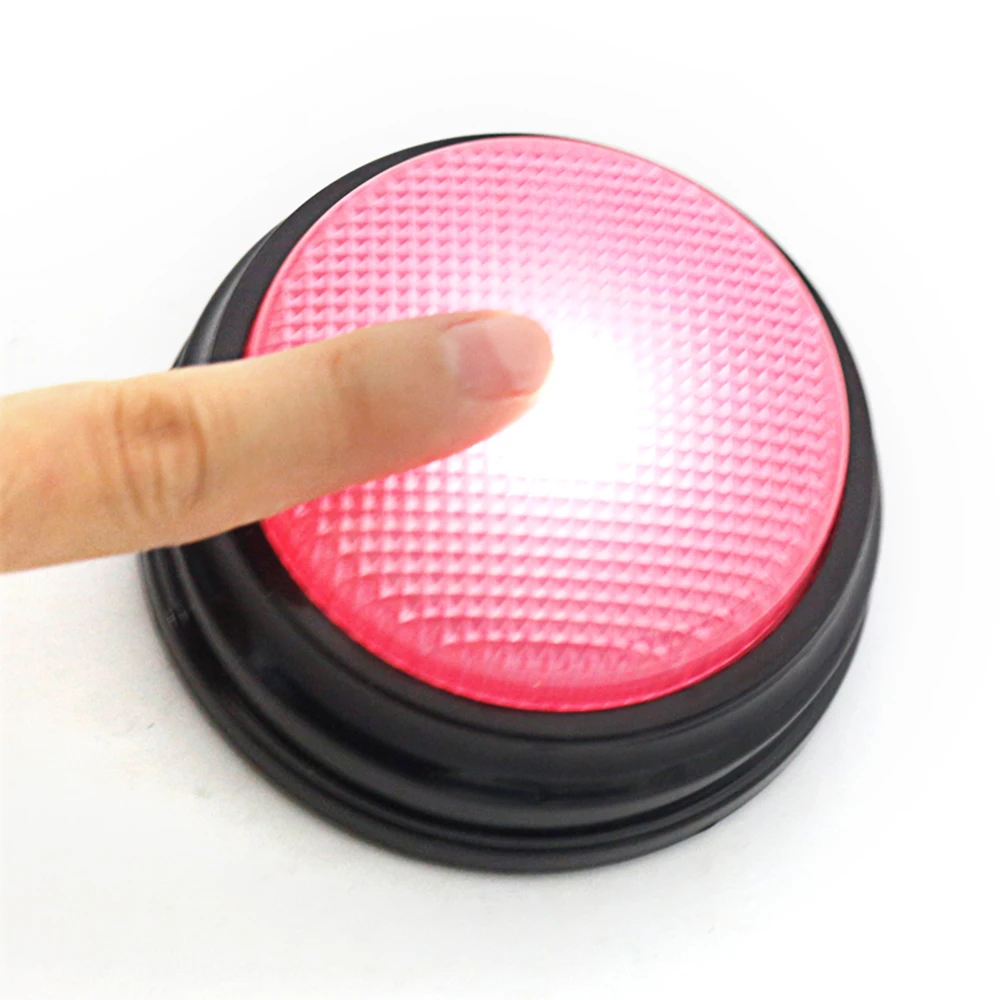 Hot Selling Programmable Module Round Game Buzzer Board Laughing Animal Sound Button