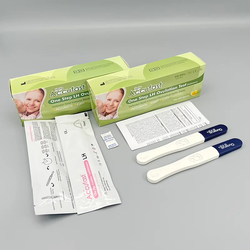 Factory Free sample Urine LH Ovulation pregnancy Test Empty Plastic Medical Cassette  Test