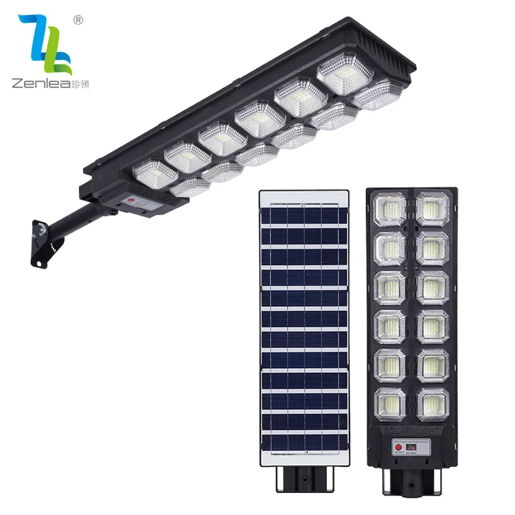 Factory Price Ip65 Waterproof ABS 400w 600w 800w 1000w 1200w 1400w Integrated All In One Solar Led Road Light