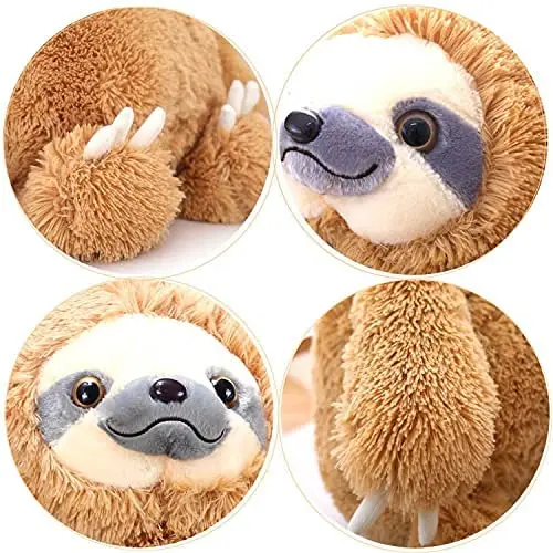 Wholesale Promotional Large Soft lovely Sloth Stuffed Animal Kids Fluffy Stuffed Sloth Birthday Gifts Big Plush Sloth Toy