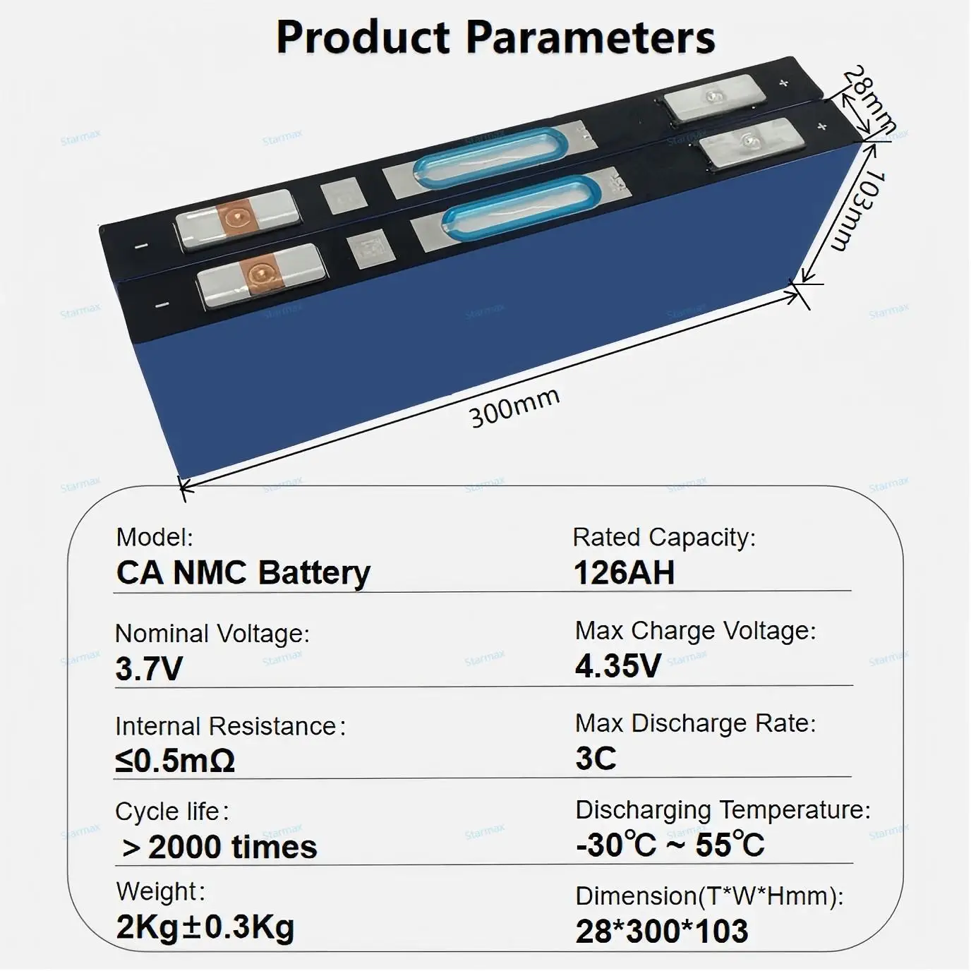 Catl 3.7V 133Ah 126Ah Nmc Bms Prismatic Battery Cell 3.7V Ncm 811 Lithium Ion Batteries