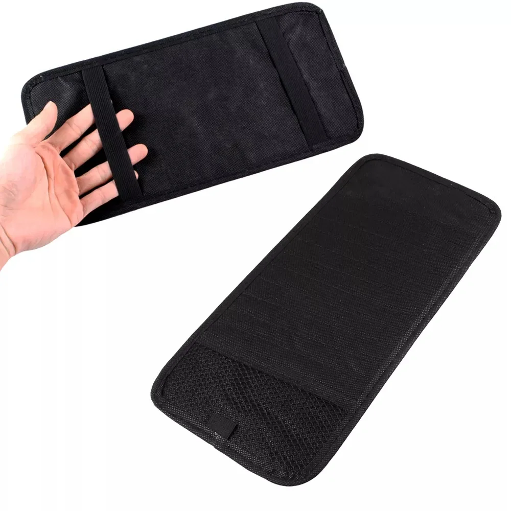 Sun Visor Car Organizer 12 Pieces Cd Pocket Nylon Disk Card Holder Dvd Cd Visor Board Cd Holders Car Visor