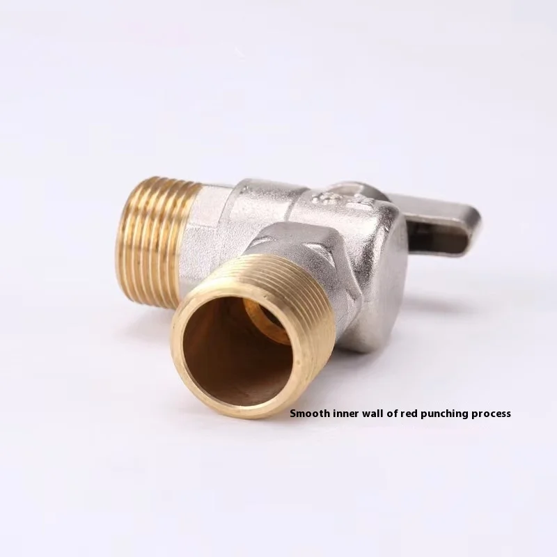 Factory direct copper large flow angle valve water stop faucet switch water heater toilet hot and cold water triangle valve