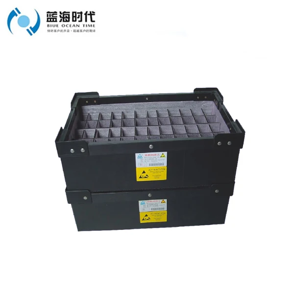 ESD Anti-Static Corrugated Plastic Box For Hard Drive Server Packaging