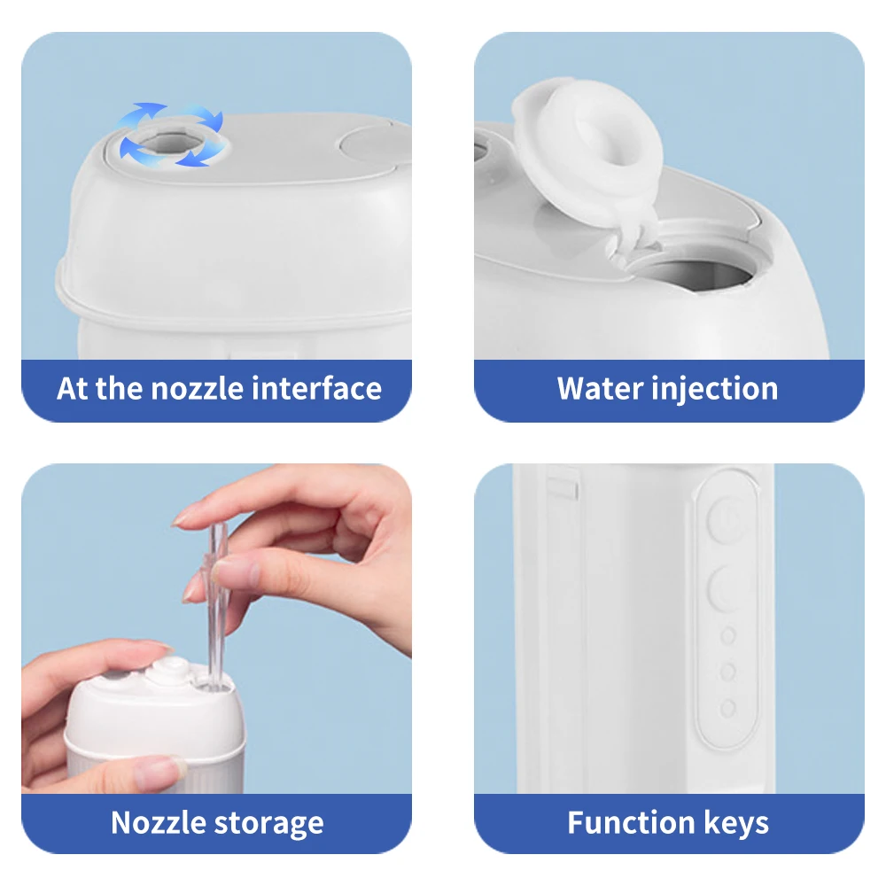 Dental Care Water Flosser for Teeth 200ml Water Tank Dental Jet Waterproof Electric Mini Cordless Oral Irrigator